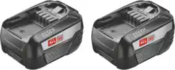 Coolblue Bosch 18V 6,0Ah Batterie Lot de 2 aanbieding