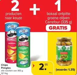 Hyper Carrefour Pringles Chips aanbieding