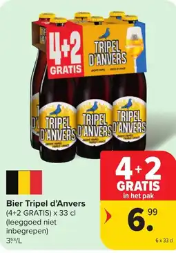 Hyper Carrefour Tripel d'Anvers Bier aanbieding