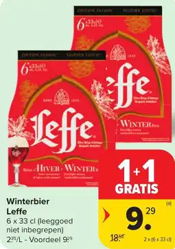 Hyper Carrefour Leffe Winterbier aanbieding
