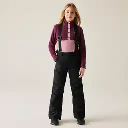 Decathlon Pow waterdichte ademende verstelbare salopette met fleece-voering voor kinderen aanbieding