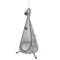 Decathlon Hangmat schommelzitje nestschommel voor kinderen Zebra voor klimrek & plafond aanbieding