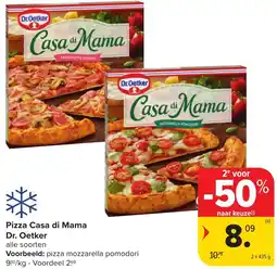 Hyper Carrefour Dr. Oetker Pizza Casa di Mama aanbieding
