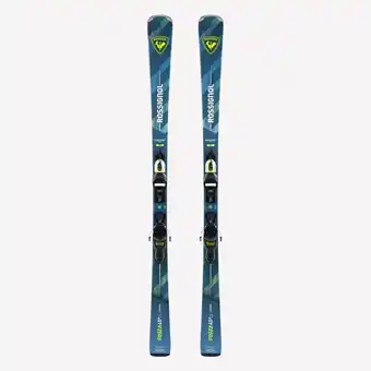 Decathlon Alpineski's met bindingen Forza 40° groen/grijs aanbieding