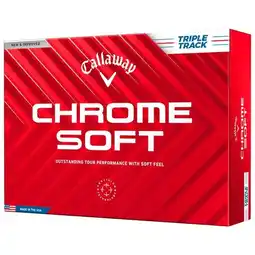 Decathlon Callaway Chrome Soft Triple Track Golfballen 12 Pack Wit Nieuw aanbieding