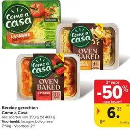 Hyper Carrefour Come a casa Bereide gerechten aanbieding