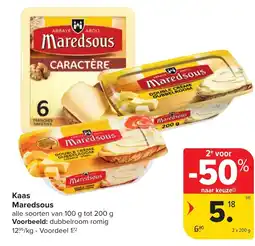 Hyper Carrefour Maredsous kaas aanbieding