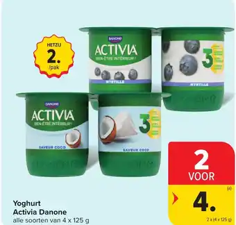 Hyper Carrefour Activia Danone Yoghurt aanbieding