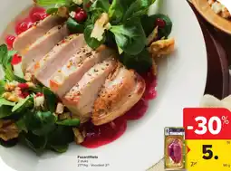 Hyper Carrefour Fazantfilets aanbieding