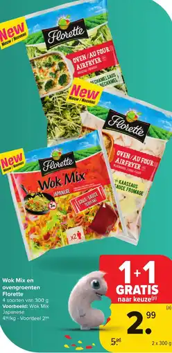 Hyper Carrefour Florette Wok Mix en ovengroenten aanbieding