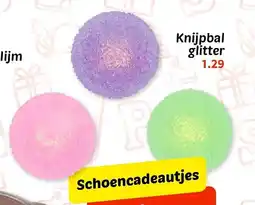 Wibra Knijpbal glitter aanbieding