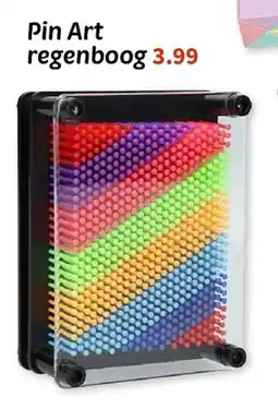 Wibra Pin art regenboog aanbieding