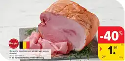 Hyper Carrefour Breydel Gerookte beenham van varken van weleer aanbieding