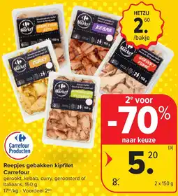 Hyper Carrefour Reepjes gebakken kipfilet Carrefour aanbieding