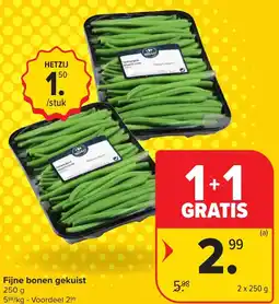 Hyper Carrefour Fijne bonen gekuist aanbieding