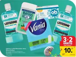 Hyper Carrefour Listerine, Le Petit Marseillais, Vania, OB en Carefree aanbieding
