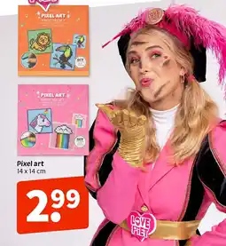 Wibra Pixel art aanbieding