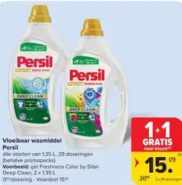 Hyper Carrefour Persil Vloeibaar wasmiddel aanbieding