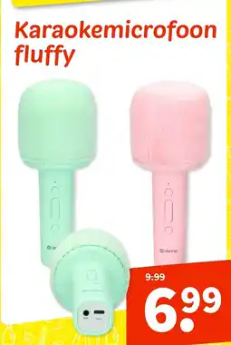 Wibra Karaokemicrofoon fluffy aanbieding
