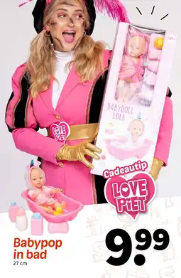 Wibra Babypop in bad aanbieding