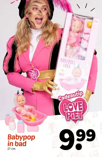 Wibra Babypop in bad aanbieding