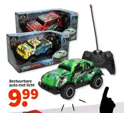 Wibra Bestuurbare auto met licht aanbieding