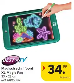 Hyper Carrefour Best of TV Magisch schrijfbord XL Magic Pad aanbieding