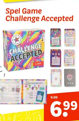 Wibra Spel game challenge accepted aanbieding