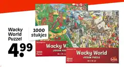 Wibra Wacky world puzzel aanbieding