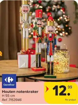 Hyper Carrefour Houten notenkraker aanbieding