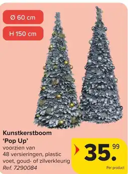 Hyper Carrefour Kunstkerstboom 'Pop Up' aanbieding
