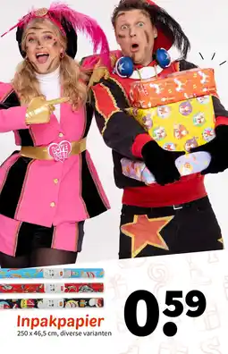 Wibra Inpakpapier aanbieding