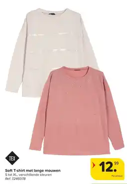 Hyper Carrefour Soft T-shirt met lange mouwen aanbieding