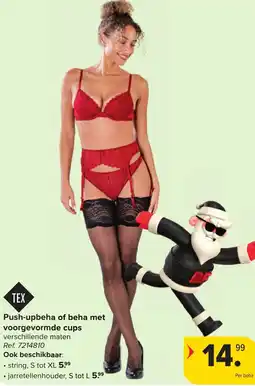 Hyper Carrefour Push-upbeha of beha met voorgevormde cups aanbieding