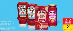 Hyper Carrefour Heinz Tomato Ketchup -50% en Zero, Tomato Frito aanbieding