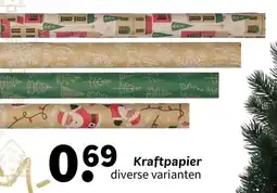 Wibra Kraftpapier aanbieding