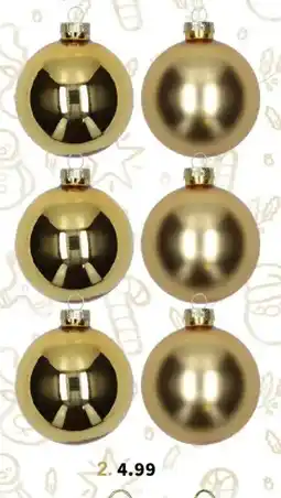 Wibra Kerstbal glas aanbieding