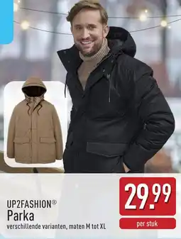 ALDI Up2fashion parka aanbieding