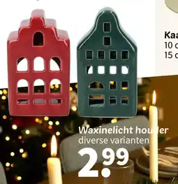 Wibra Waxinelicht houder aanbieding