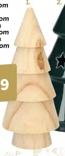 Wibra Kerstboom hout aanbieding