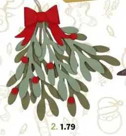 Wibra Mistletoe hanger aanbieding