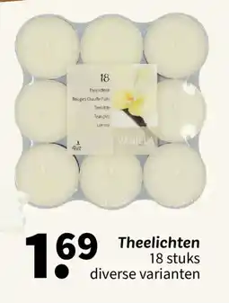 Wibra Theelichten aanbieding