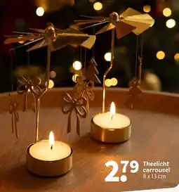 Wibra Theelicht carrousel aanbieding