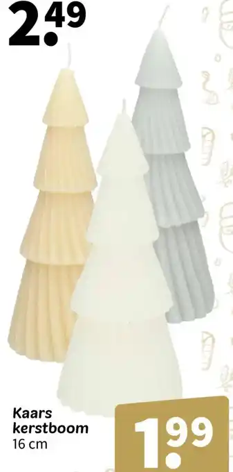 Kaars kerstboom