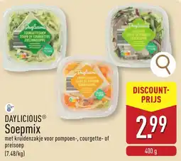 ALDI Dayliciouss soepmix aanbieding