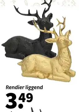 Wibra Rendier liggend aanbieding