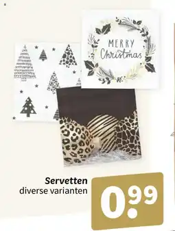 Wibra Servetten aanbieding