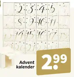 Wibra Advent kalender aanbieding