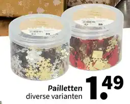 Wibra Pailletten aanbieding