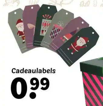 Wibra Cadeaulabels aanbieding